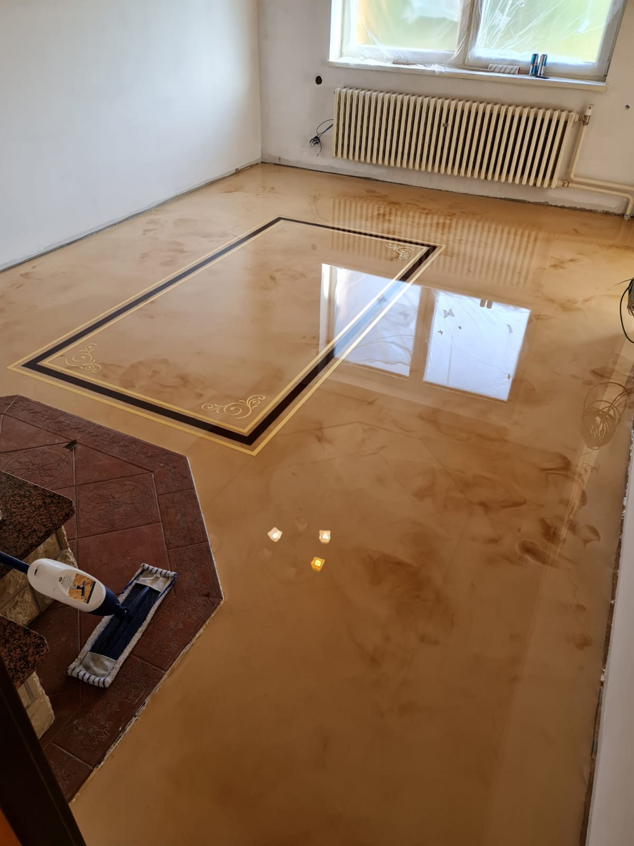 Realizace dekorativního betonu